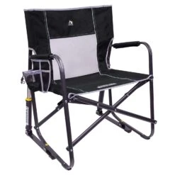 GCI Outdoor Freestyle Rocker XL Black Freestyle Folding Rocker